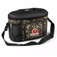 Кан рыболовный Higashi Live bait box 7.5L #Green Digital Camo