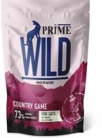 Сухой корм PRIME WILD GF COUNTRY GAME для котят и кошек, с уткой и олениной 500гр