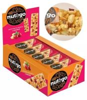 Батончик Nut&Go с арахисом и клюквой, 42 г (упаковка 18 шт