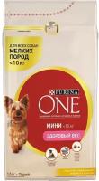 Сухой корм Purina ONE мини Здоровый вес для собак мелких пород, склонных к набору веса, с высоким содержанием индейки и с рисом, 1.5 кг