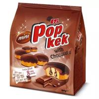 Кекс ETi бисквитные Popkek mini cacao с шоколадным соусом, 144 г