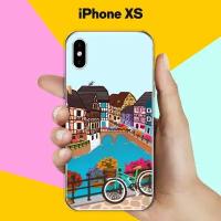 Силиконовый чехол на Apple iPhone XS Велосипед / для Эпл Айфон Икс С