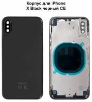 Корпус для iPhone X Black CE