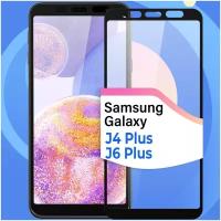 Защитное стекло на телефон Samsung Galaxy J4 Plus и Samsung Galaxy J6 Plus / Противоударное стекло для Самсунг Галакси Джей 4 Плюс и Джей 6 Плюс