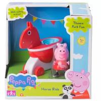 Игровой набор Intertoy Peppa Pig Каталка Лошадка с фигуркой Пеппы 31011