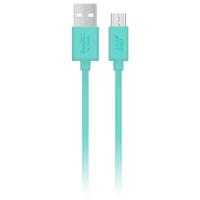 Дата кабель USB-micro USB 1м, тиффани, BoraSCO (VSP)