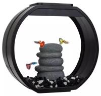 Аквариум Aa-aquarium AA Aquarium "Deco O Mini UPG", 10л, черный, 33,4х14,2х31 см