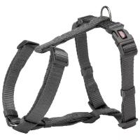 Шлейка Premium H-Harness, Trixie (товары для животных, S-M: 42-60 см/15 мм, графитовый, 203316)