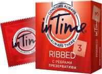 Презервативы in Time Ribbed, 3 шт