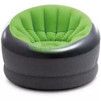 Надувное кресло Intex Empire Chair зеленое, 112х109х69 см