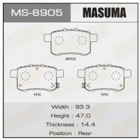 Колодки дисковые Masuma AN- ACCORD/CP1, CP2, CU1 rear (1/16) MASUMA MS8905