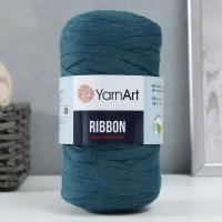 Пряжа для вязания YarnArt Ribbon 40% полиэстер, 60% хлопок 125м/250гр, 789 морской