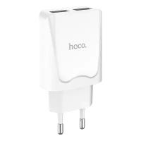 Сетевое зарядное устройство Hoco C52A Authority power, белый
