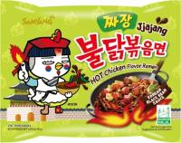 Samyang Лапша быстрого приготовления Samyang острая со вкусом курицы Hot Chicken Flavor Ramen Jjajang 140 г