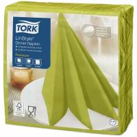 Салфетки Tork LinStyle Premium 39х39, фисташковые 50шт/уп 478876