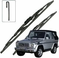 Дворники Mercedes-Benz G-Class (2) W463 Мерседес ДЖИ-класс 3 дв открытый 4-й рест 2006 2007 2008 каркасные для автомобиля 400мм-400мм 2 шт