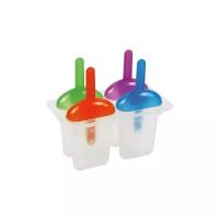 Формочки для мороженого COSMOPLAST 4 ячейки 16x9x15см пластик