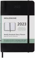 Еженедельник Moleskine CLASSIC SOFT WKNT Pocket 90x140мм 144стр. мягкая обложка черный