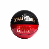 Баскетбольный мяч Spalding NBA, черно-красный, размер 7