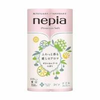 NEPIA Туалетная бумага Premium Soft двухслойная, с легким ароматом цветов и трав, 25м x 12шт