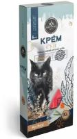 Лакомство для кошек Secret крем-суп из тунца с икрой летучей рыбы, 90 г