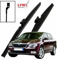 Дворники Skoda Superb (2) 3T Шкода Суперб лифтбек 2008 2009 2010 2011 2012 2013 Щетки стеклоочистителя зимние LYNXauto 600мм-450мм к-т 2шт