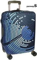 Чехол для чемодана Vip collection 1018_S, размер S, синий