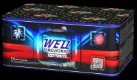 Салют + веер "Wezz Fireworks" 0.8"калибр,120 залпов,8 эффектов