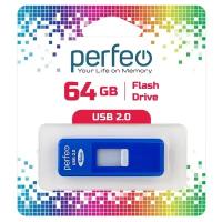 USB флешка Perfeo USB 64GB S03 Blue