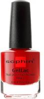 Sophin - Софин Гель-лак для ногтей УФ 2в1 база+цвет без использования УФ лампы №0627 (алый), 12 мл -