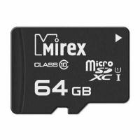 Карта памяти microSDХC MIREX 64GB (UHS-I, U1, class 10)