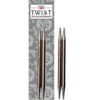 Спицы съёмные металлические ChiaoGoo 10 см 2,5 мм Mini TWIST™ Lace Tips