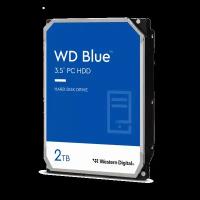 Внутренний жесткий диск 3,5" 2Tb Western Digital (WD20EARZ) 64Mb 5400rpm SATA3 Blue Desktop