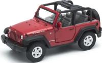 Машинка WELLY 2007 JEEP WRANGLER RUBICON Красный / модель машины 1:38 с пружинным механизмом