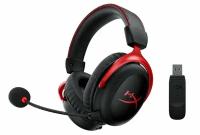 HYPERX CLOUD II Wireless Игровая беспроводная гарнитура (7.1, USB, блок управления, 53 мм, сменные амбушюры, 4P5K4AA/HHSC2X-BA-RD/G)