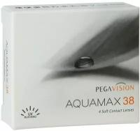 Контактные линзы Pegavision Aquamax 38, 4 pk, R 8,6, D -6.50