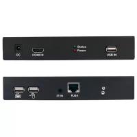 Комплект TLN-HiKM/1+RLN-HiKM/1 с поддержкой беспроводных USB, передача HDMI, ИК управление по Ethernet