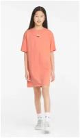 Платье/Puma/53339328/GRL Tee Dress/розовый/140