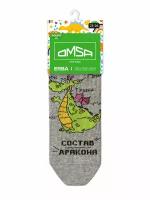 Носки Omsa размер 27-30 (18-20), серый