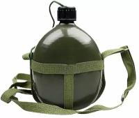 Фляга походная ARMY 1л подарочная 1000, зеленый, хаки
