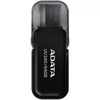 Флешка USB 64Gb (USB 2.0) A-Data UV240 black