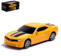 Машина металлическая CHEVROLET CAMARO, 1:64, цвет жёлтый