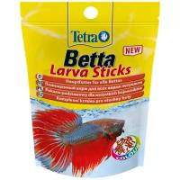 TetraBetta LarvaSticks корм в форме мотыля для петушков и других лабиринтовых рыб 5 г (sachet)