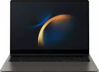 Ноутбук Samsung Galaxy book 3 NP960, 16", OLED, Intel Core i7 1360P, LPDDR5 16ГБ, SSD 512ГБ, Intel Iris Xe graphics, темно-серый (np960xfg-kc1in)