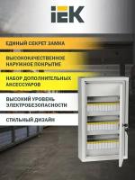 Щиток распределительный навесной IEK Titan 3 ЩРН-36, 36 модулей, IP31, металл, 540 x 310 x 120 мм
