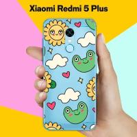 Силиконовый чехол на Xiaomi Redmi 5 Plus Солнце / для Сяоми Редми 5 Плюс