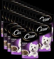 Корм для собак CESAR Ягненок с овощами пауч 85г (упаковка - 28 шт)