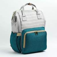 Рюкзак женский, для мамы и малыша, модель Сумка-рюкзак, цвет зелёный 3805568