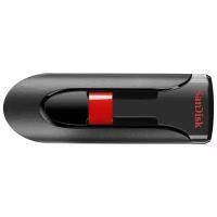 Флешка SanDisk Cruzer Glide 256 GB, черный/красный