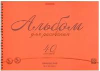 Альбом А4 40л на спирали ErichKrause Neon пласт. обложка. оранжевый 9560873